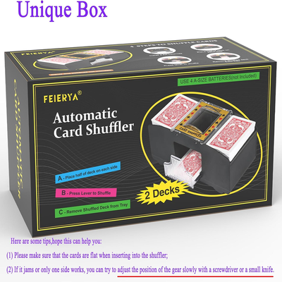 Automatic Card Shuffler - Battery-Operated Electric Shuffler