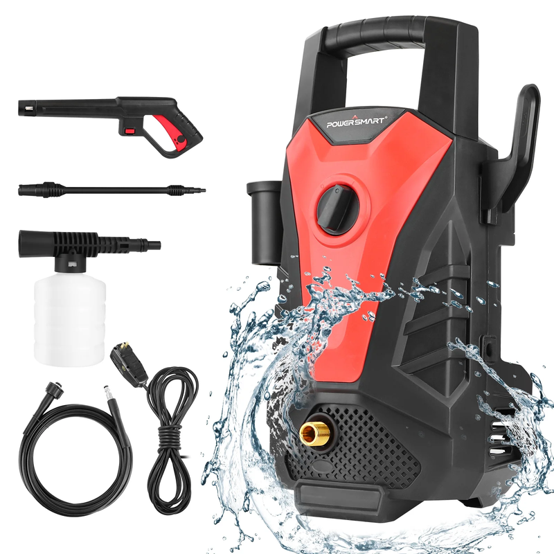 Electric High Pressure Washer 2030 Psi 1.8 Gpm with Adjustable Nozzles Pressure Hose