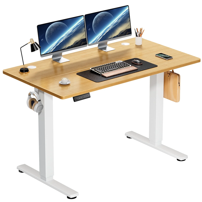 Electric Standing Desk, Height Adjustable Desk, Ergonomic Stand up Desk with Memory Preset