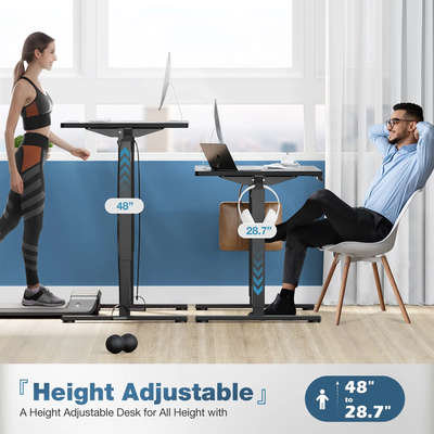 Electric Standing Desk, Height Adjustable Desk, Ergonomic Stand up Desk with Memory Preset