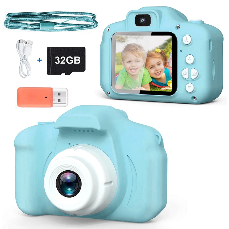 Kids1080P HD 20MP Digital Camera with 32GB SD Card