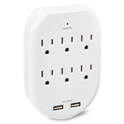 Surge Protector Wall Tap - 125 Volts 15 Amps