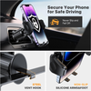  Universal Car Phone Holder with Metal Hook Clip Air Vent Mount for iPhone Android Smartphones