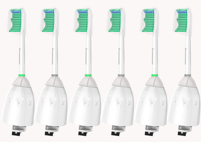 Replacement Toothbrush Heads for Philips Sonicare E-Series HX7022/66 Essence, Xtreme, Elite, Advance, and CleanCare Electric Toothbrush