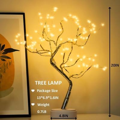 20" 108 LED Tabletop Bonsai Tree Light - Battery/USB Operated