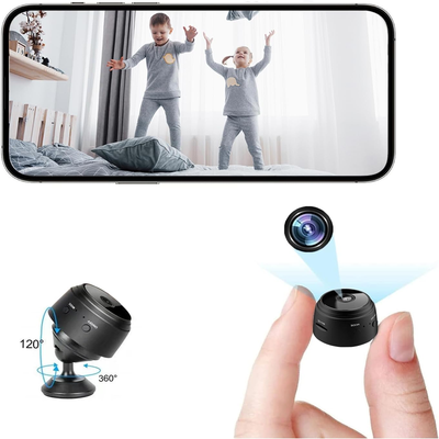 Mini Security Wireless Hidden Spy Camera for Home Use - WiFi Camera, HD 1080P Indoor/Outdoor Night Vision 