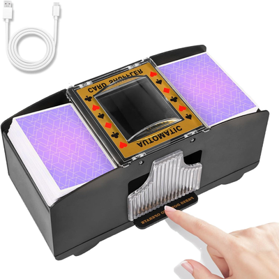 Automatic Card Shuffler - Battery-Operated Electric Shuffler