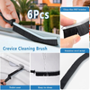 6 Pack Crevice Cleaning Brushes - Home, Kitchen, Bathroom, Window, Vehicle, Faucets, Toilet & More