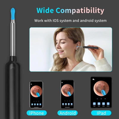 Ear Wax Removal Tool with USB Camera 1080P for iOS and Android