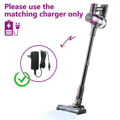 Cordless Stick Vacuum Cleaner - Lightweight with LED Display Screen