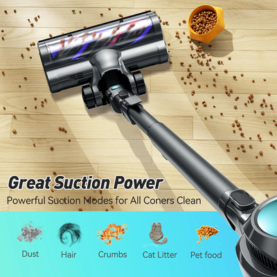 Lightweight Cordless Stick Vacuum with Powerful Suction