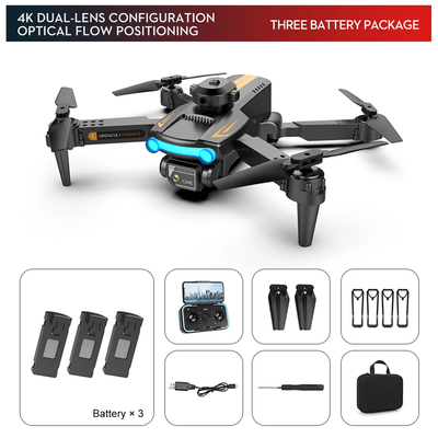 4K Drone with HD Dual Camera, Gesture Control, 3D Flight, Altitude Hold, One-Key Start, Optical Positioning