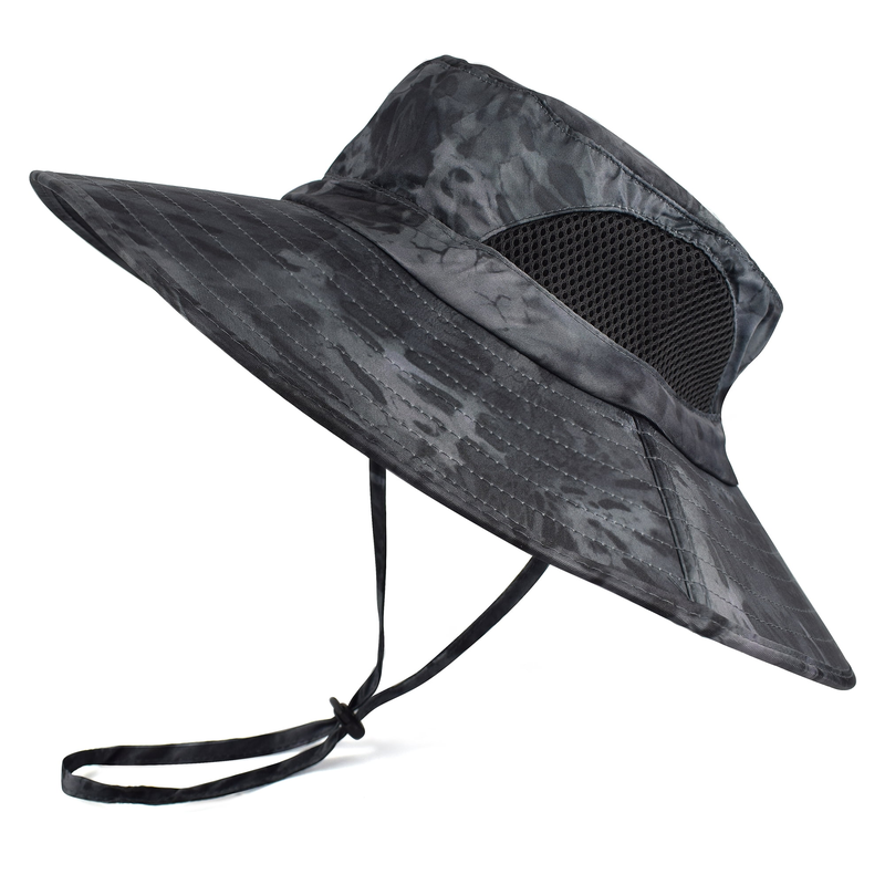 Wide Brim Bucket Hat - Water Repelling Sun Hat