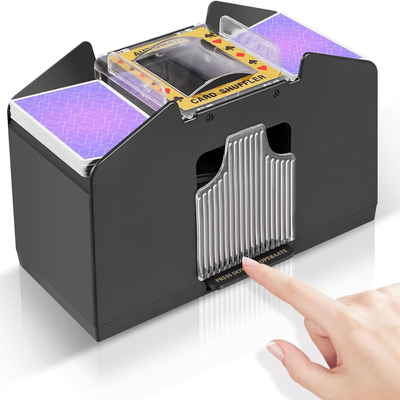 Automatic Card Shuffler - Battery-Operated Electric Shuffler