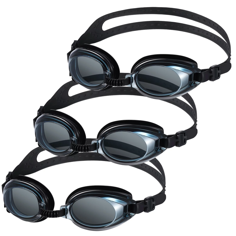 3 Pack of Swim Goggles, Pool Water Sports Goggles