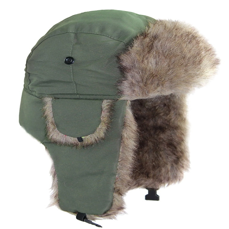 Unisex Trapper Bomber Hat with Warm Ear Flaps