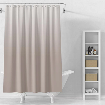 Waterproof 4G Lightweight Shower Curtain Liner 72 x 72 With Heavy Duty Magnets