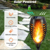 6 Pack Solar Garden Torch Lights with Flickering Flame