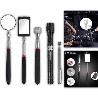 5 Piece Telescopic Magnetic Pickup Tool Set