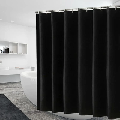 Waterproof 4G Lightweight Shower Curtain Liner 72 x 72 With Heavy Duty Magnets