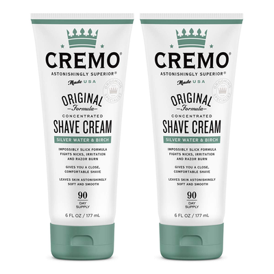 Cremo Barber Grade Cooling Shave Cream, Astonishingly Superior Ultra-Slick Shaving Cream