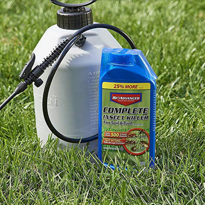 Bioadvanced 700270B Science-Based Solutions Grub, Ant & Mosquito Killer for Lawns, Pest Control, 40 Oz, Concentrate