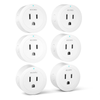 6 Pack Smart Plug - Smart Home Wi-Fi Outlet with Timing and Appointment Function, APP, ETL Listed, GW2001