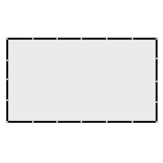 Foldable 120 Inch 4K Movie Projecting Screen 16:9 HD Portable Anti-Crease Indoor Outdoor