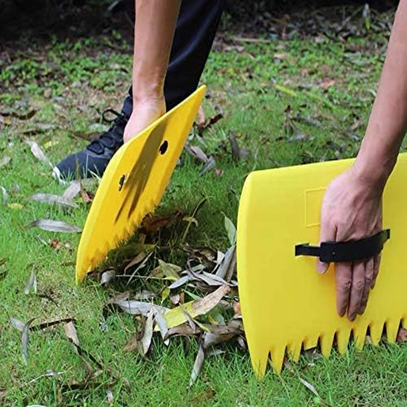 Set of Leaf Grabber Paw Handheld Leaf Scoops 