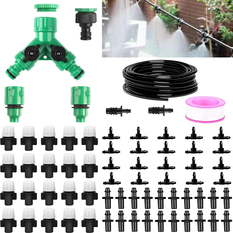 68Pcs Garden Irrigation System - Drip Irrigation System