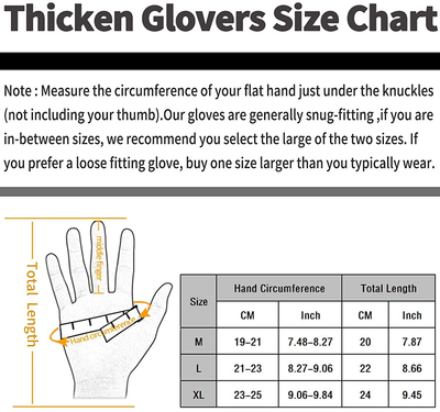 Achiou Winter Knit Gloves Thicken Warm Touchscreen Thermal Soft Lining Texting Generation Ⅱ Upgraded