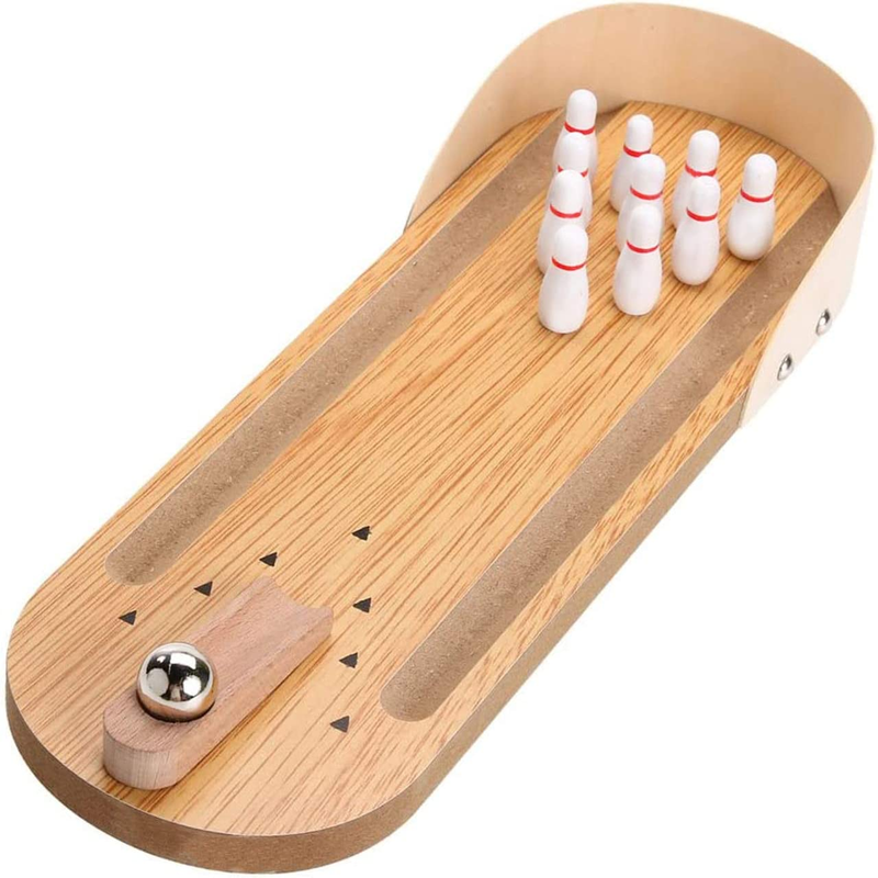 Jozie Check -Table Top Mini Bowling Game Set