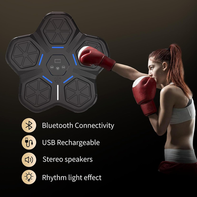 Music Boxing Machine with Gloves, Wall Mounted