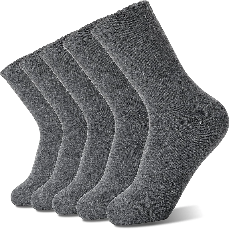 5 Pack Merino Wool Hiking Socks for Women