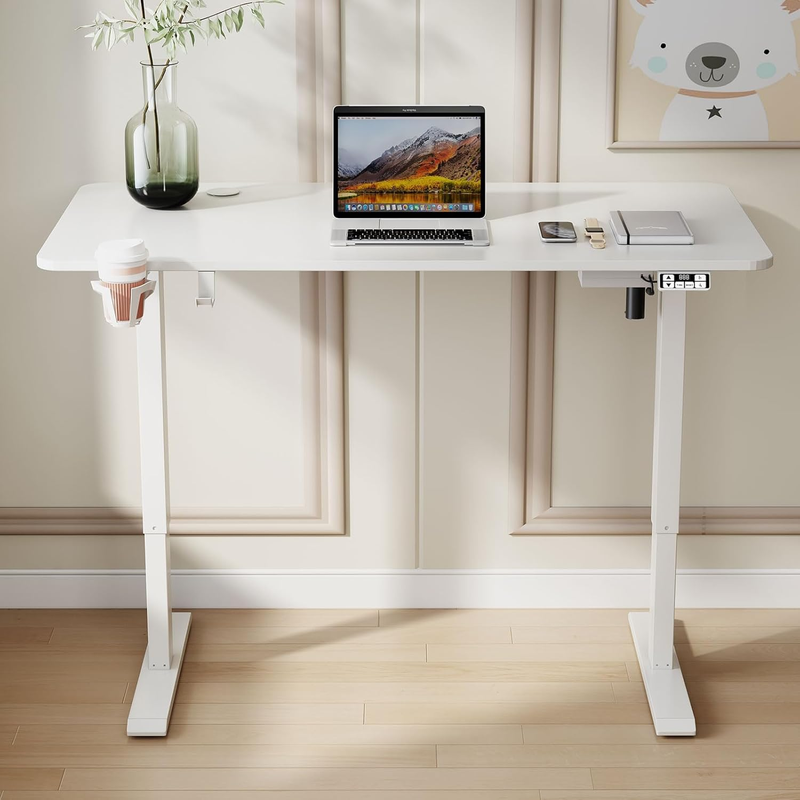 Modern Design 55 Inch Electric Standing Desk with Adjustable Height Sit & Stand