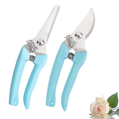 2 Pack Premium Pruning Shears, Garden Scissors, Lightweight Plant Clippers