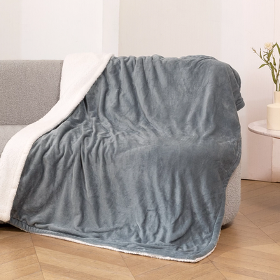 50" X 60" Electric Throw Blanket with 6 Heating Levels & 1-5H Auto-Off, Machine Washable