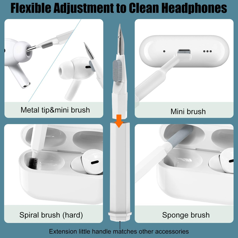 20-in-1 Multifunctional Cleaner Kit for Electronics Keyboard AirPods Laptop Camera Earbuds