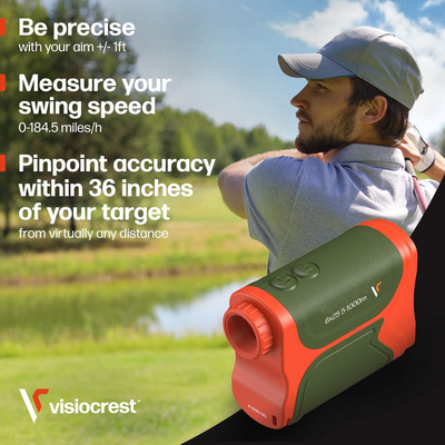 High Precision ﻿﻿Laser Range Finder for Golf, Hunting and Archery - 3000FT Distance Measuring Rangefinder 