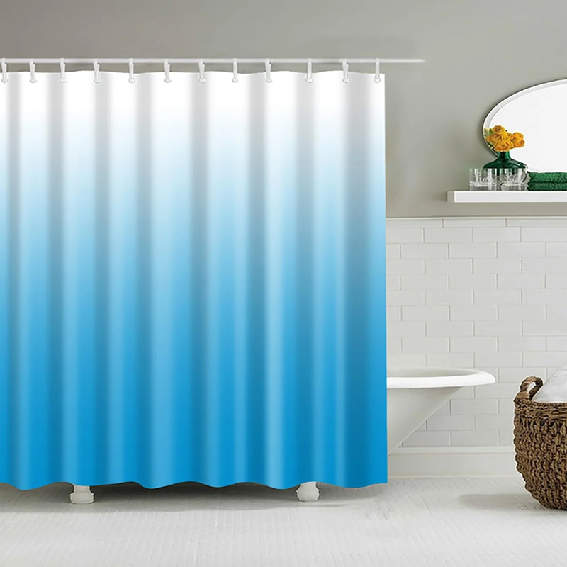 Waterproof 4G Lightweight Shower Curtain Liner 72 x 72 With Heavy Duty Magnets