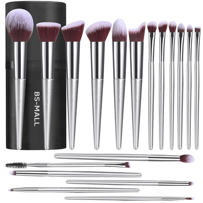 18 Piece Makeup Brush Set with Case