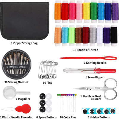 Sewing & Thread Kit with Sewing Supplies and Accessories