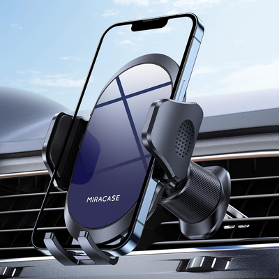  Universal Car Phone Holder with Metal Hook Clip Air Vent Mount for iPhone Android Smartphones