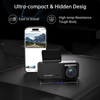 Dash Cam Front Wifi 1296P with Night Vision, APP, 24H Parking Mode, and Loop Recording