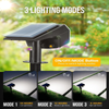 2 Pack Solar Spot Lights, 66 LEDs - Landscape Spotlights IP65 Waterproof, 660 Lumens