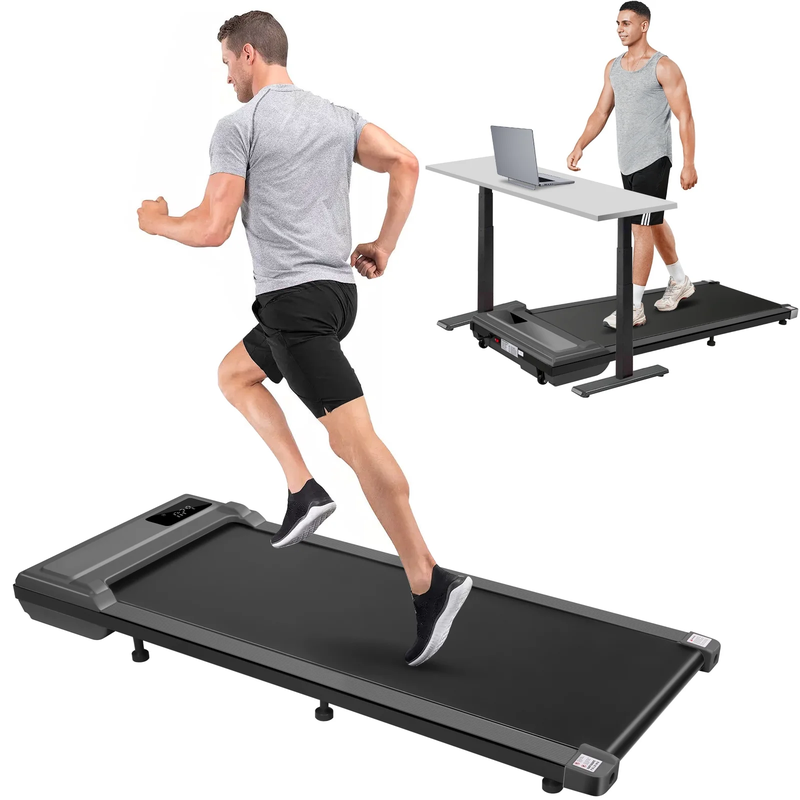 Walking Pad Treadmill with Smart App Remote Control 2.5HP with LED Display