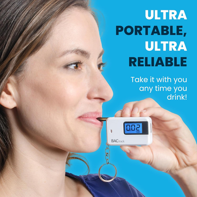 Keychain Breathalyzer - Ultra-Portable Pocket Keyring Alcohol Tester for Personal Use