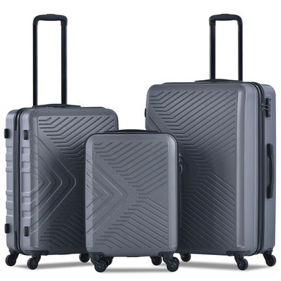 3 Piece Hardshell Luggage Set - Lightweight, TSA Locks,  and Spinner Wheels