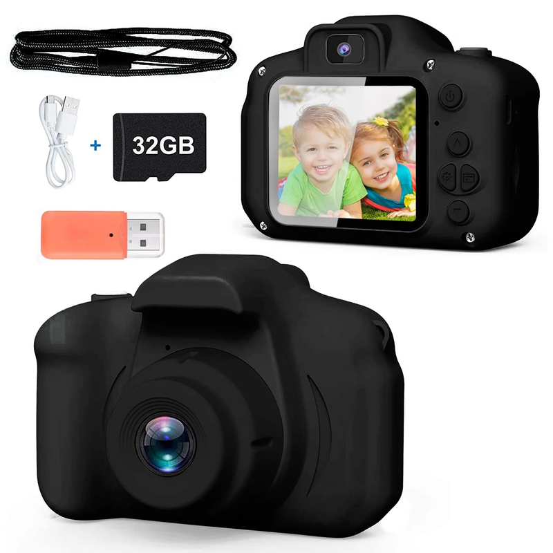 Kids1080P HD 20MP Digital Camera with 32GB SD Card