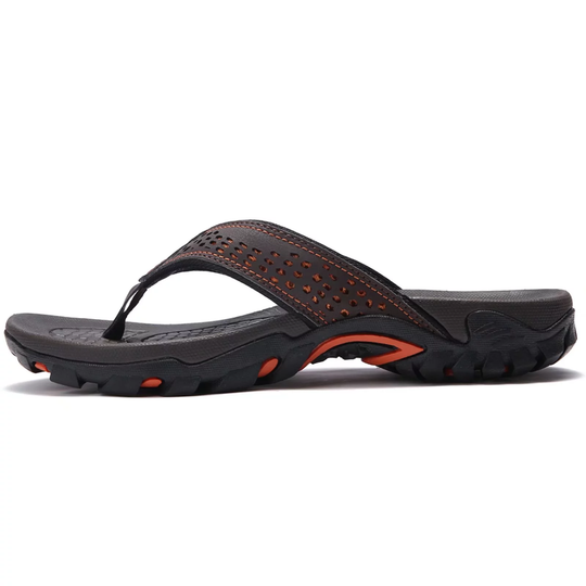Mens Flip Flop Thong Sandals - Supportive Arch - Orthotic